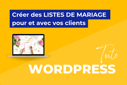 Créer des listes de mariage